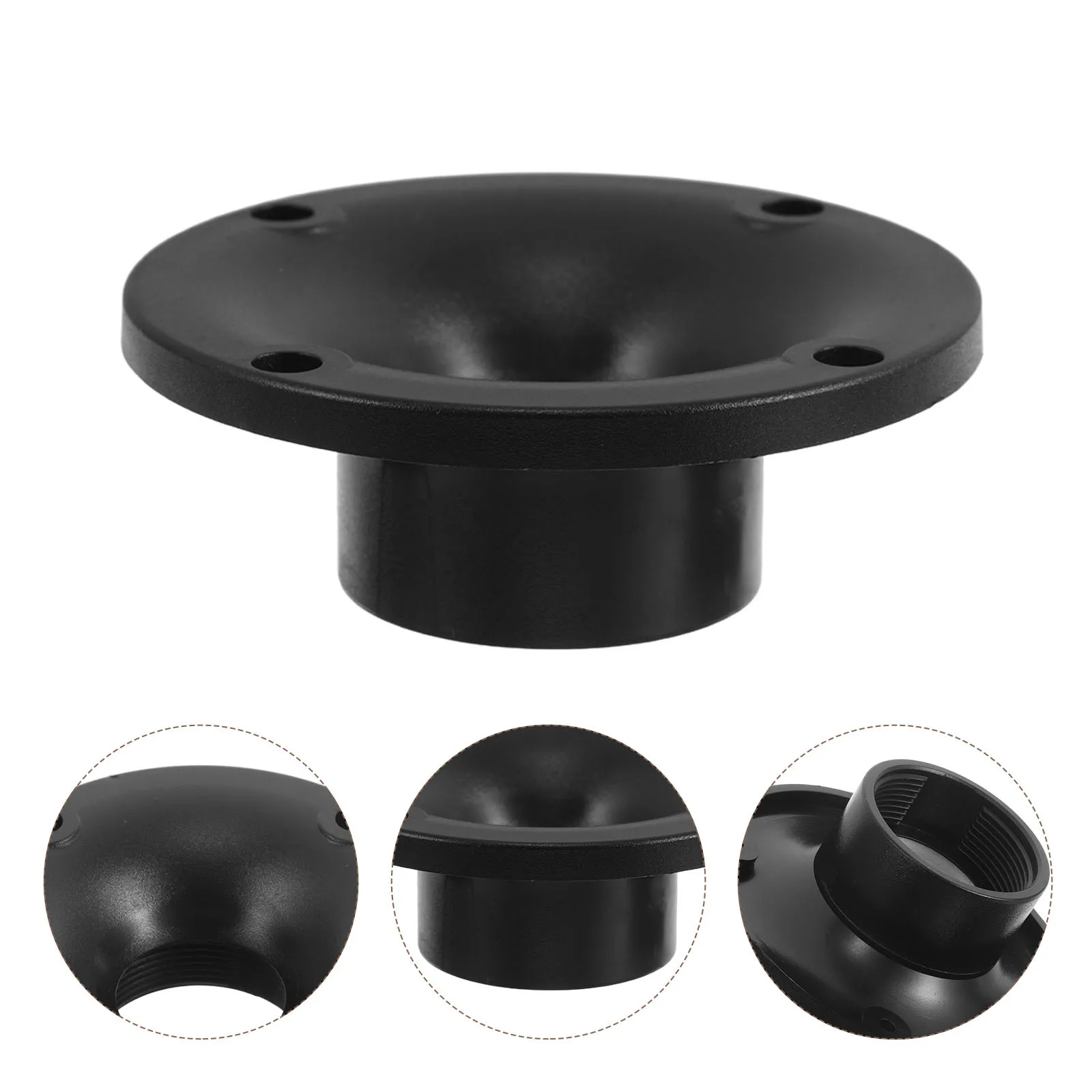 

4Pcs 80Mm Loudspeaker Horn Body Adapter Plastic Stage Speaker Accessory Wide Compatibility for Automotive and Outdoor Events