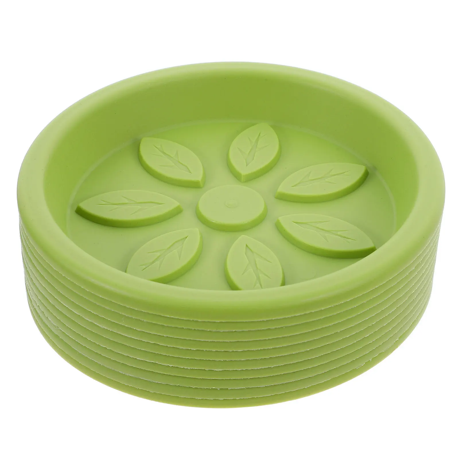 10Pcs Round Plastic Plant Pot Trays Thickened Saucers for Indoor Outdoor Flowerpot Water Catch Base Garden Plant Saucer