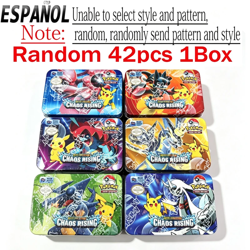 Coffret de cartes Pokémon 42 pièces Black Bolt White Flare Ascended Heroes Mega Evolution Version espagnole et anglaise Collection Cadeau