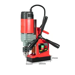 AX13RE Small Electric Magnetic Drill Floor Drill 220V Powerful Magnetic Drill Portable Industrial Grade Drilling Machine