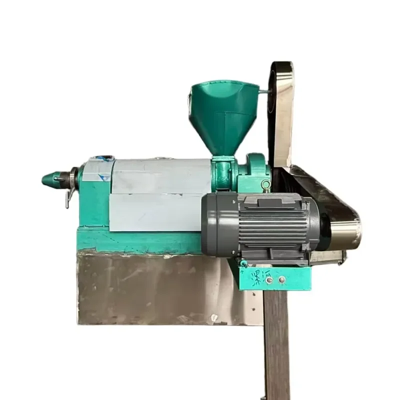 Industrial-grade Automatic Screw Oil Press for Olive Oil High Power & High Output Cold and Hot Dual-pressing Machine