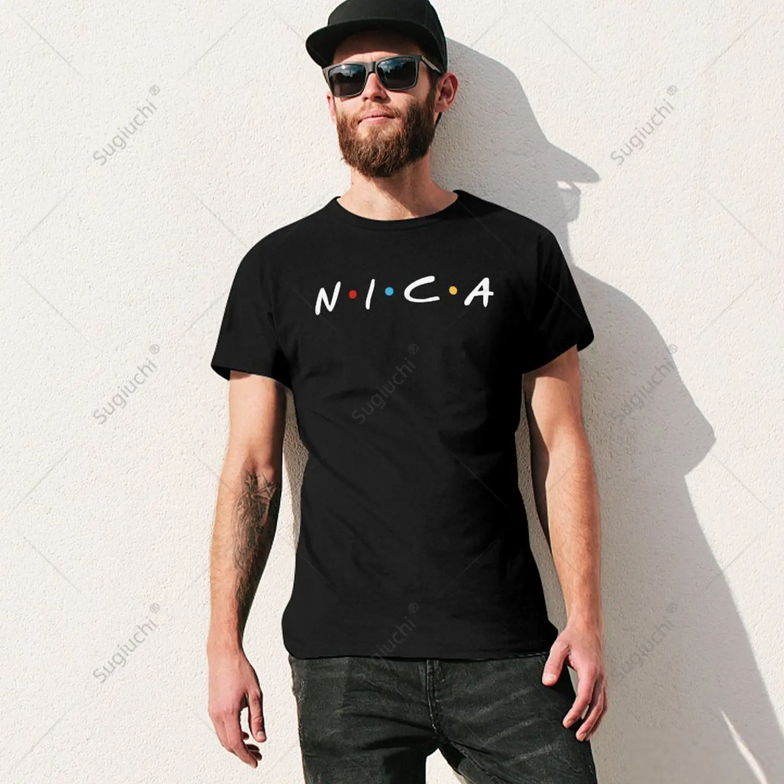 Unisex Men Nicaragua Nica Friends Tshirt Tees T Shirts Women Boys 100% Cotton T-Shirt