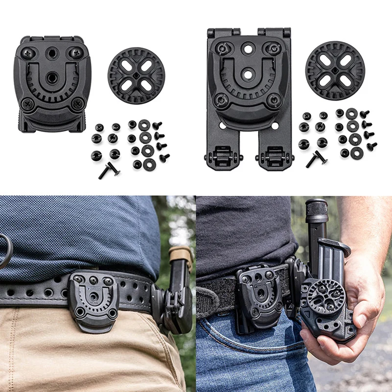 Equipamento Tático para Faca Bainha Scabbard Coldre Mini Quick Connect Sistema de Montagem Clipe Cintura Tipos Tek-lock