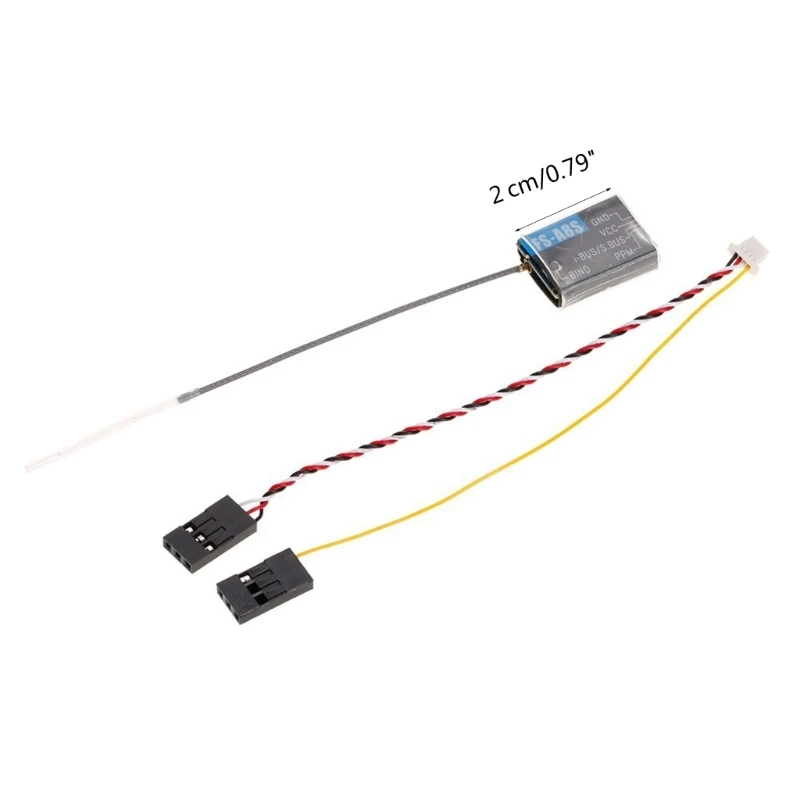 2023 ใหม่อเนกประสงค์ FSA8S 2.4G 8 ช่อง Mini Receiver AFHDS 2A ตัวรับสัญญาณความถี่ความไวสูงสำหรับ FSi4, i6S, i6X