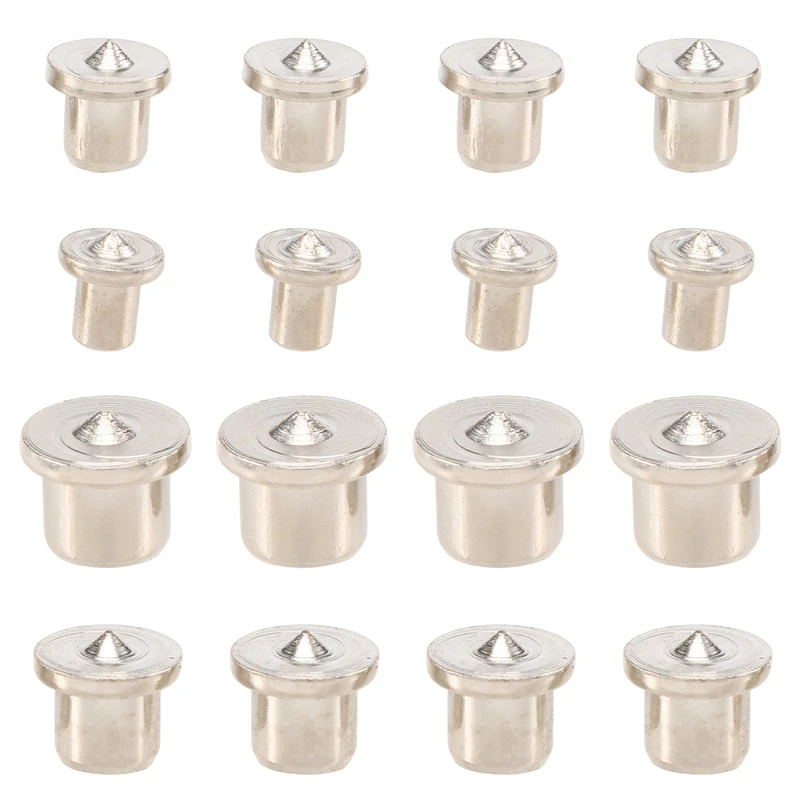 32 Pieces Dowel Pins Center Point Set Solid Dowel Tenon Pointed Dowel And Tenon Center Kit (6/8/ 10/12 Mm)