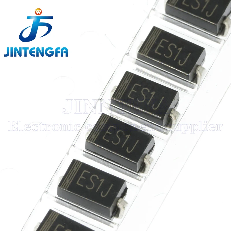 100PCS ES1D ES1G ES1J ES1M ES2D ES2G ES2J ES2M SMA DO-214AC 1A 200V 400V 600V 1000V SMD Diodes Superfast Recovery Rectifier