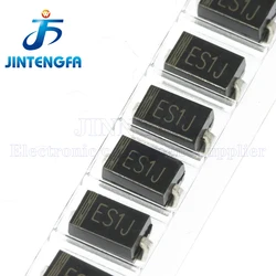 100PCS ES1D ES1G ES1J ES1M ES2D ES2G ES2J ES2M SMA DO-214AC 1A 200V 400V 600V 1000V SMD Diodes Superfast Recovery Rectifier