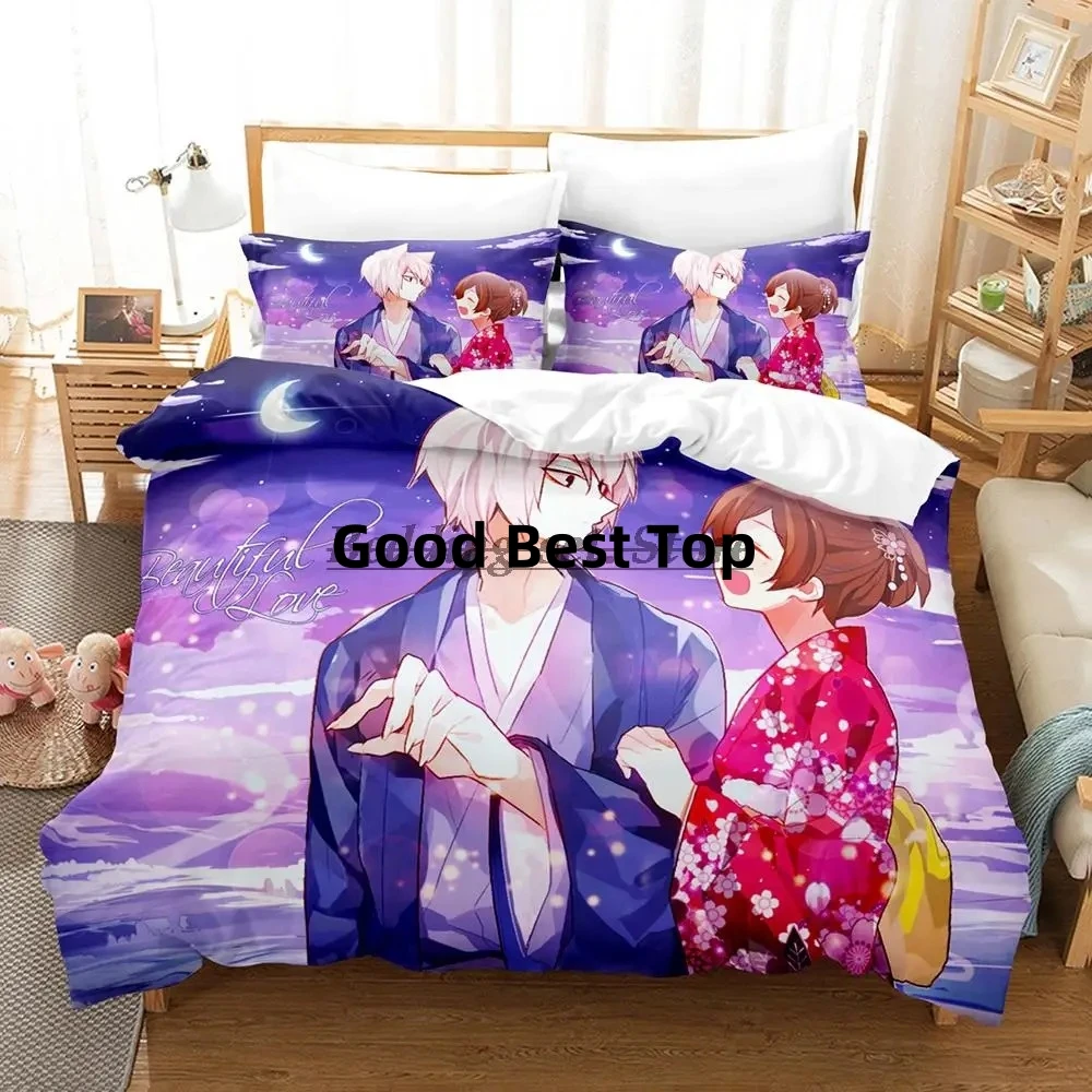 2023 Kamisama Kiss Kamisama Love Bedding Set Single Twin Full Queen King Size Bed Set Aldult Kid Bedroom Duvetcover Sets Anime