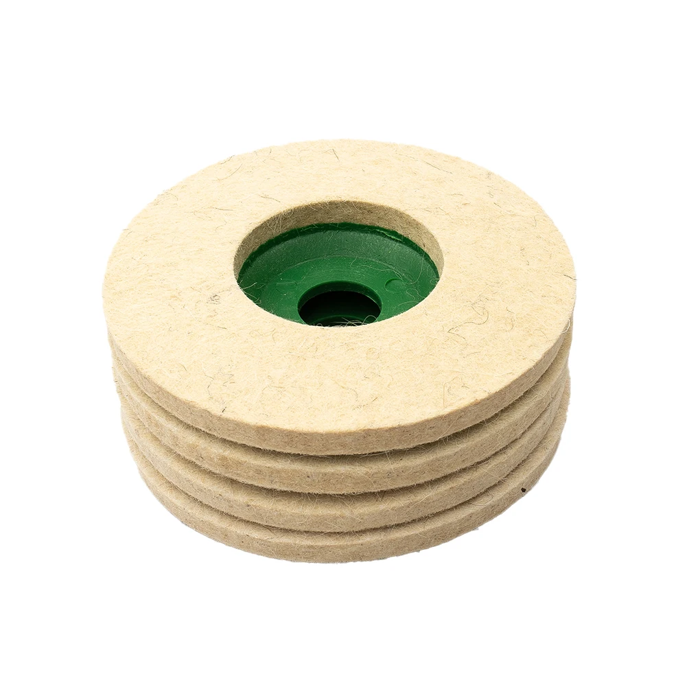 

4Pcs 125mm 5Inch Wool Buffing Grinder Wheel Felt Polishing Disc Pad Set Tool Accessories Wood Carving Tools Lixadeira Chainsaw