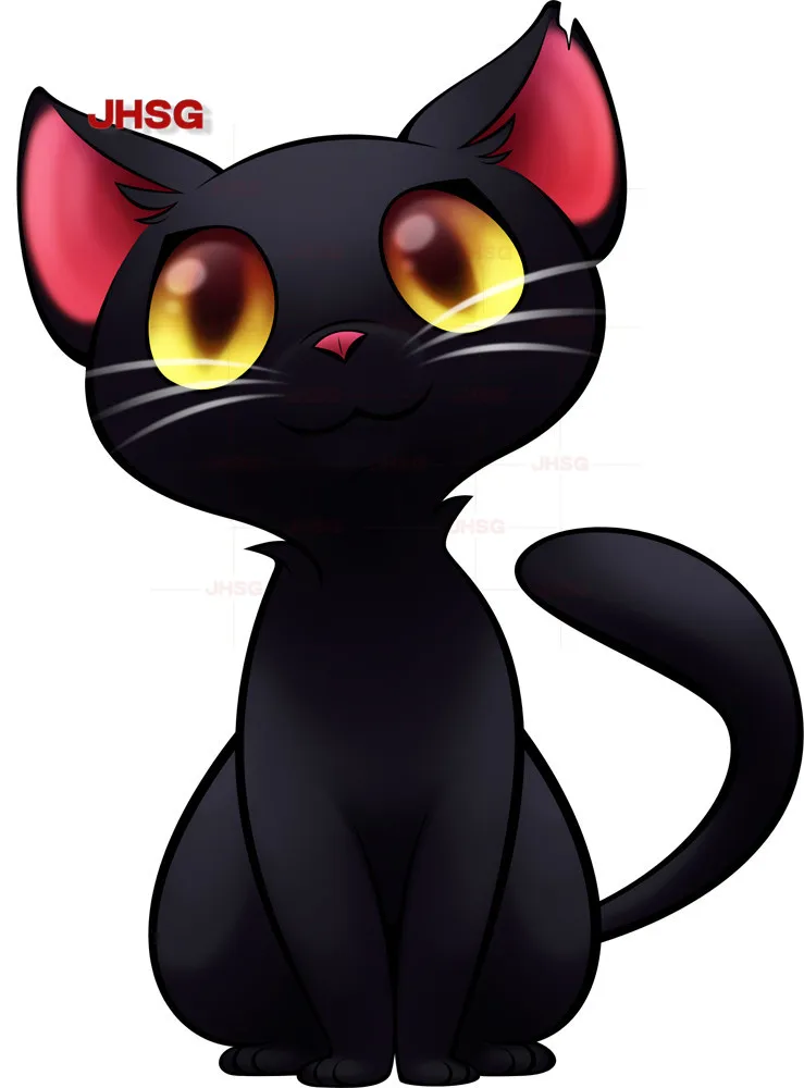 

Cute Black Cat Sticker Windproof Bumper Vinyl Stickers - Automotive Window Bumper Exterior Decoration Accessories