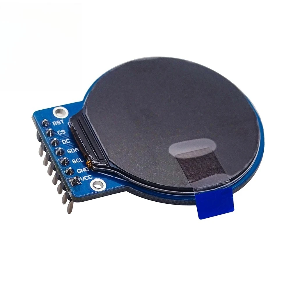 1.28 inch 7PIN 8PIN SPI TFT LCD Module Color Round Screen display Adapter PCB Board GC9A01 Drive
