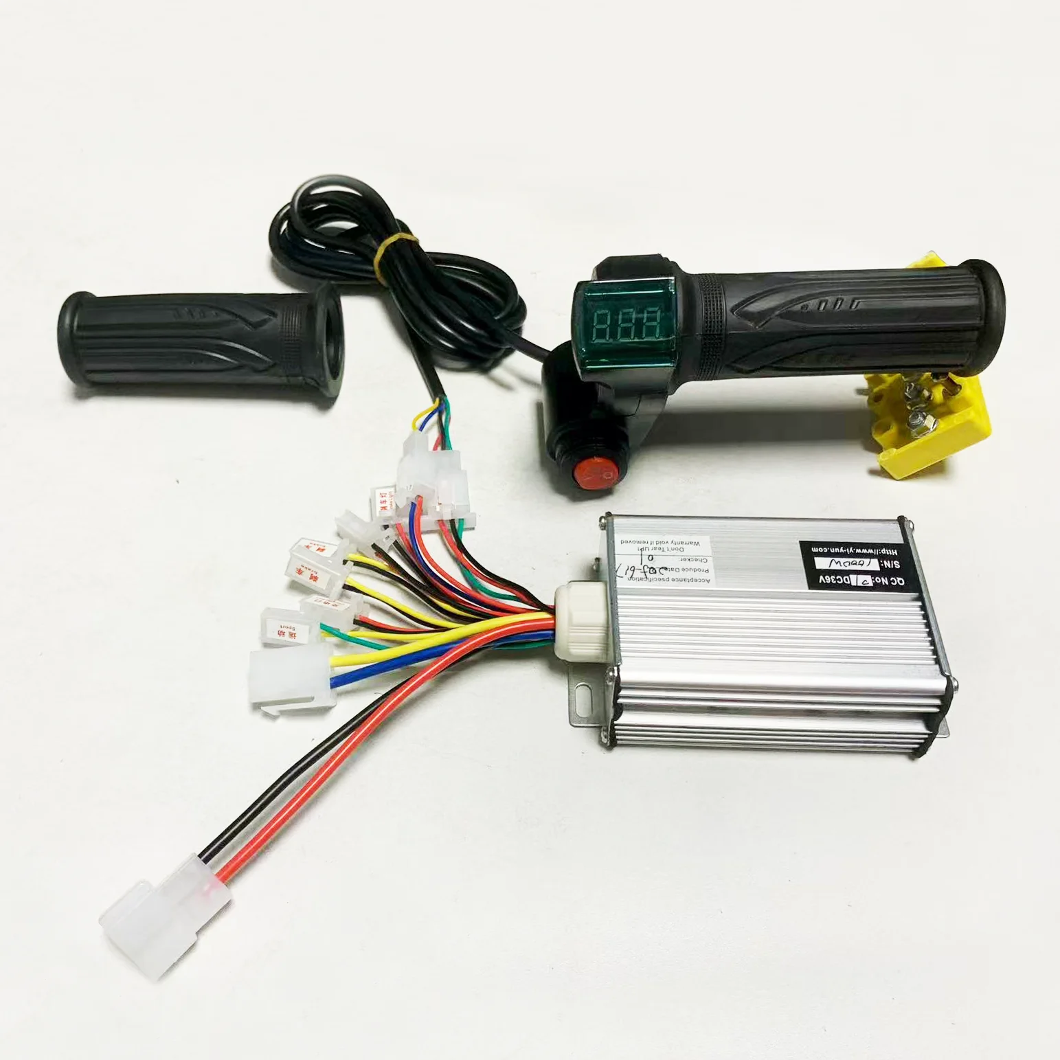 

36 В ручка для электронного велосипеда + 36 В 1000 Вт электрический велосипедный скутер набор щеточных контроллеров