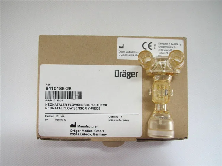 Original Drager Babylog8000 Y-type Flow Sensor, 8410185 Model