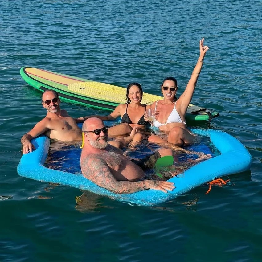 

Factory Sale Water Hammock Pool Lounger Chair Inflatable Water Hammock Water Activity Inflatable Pool