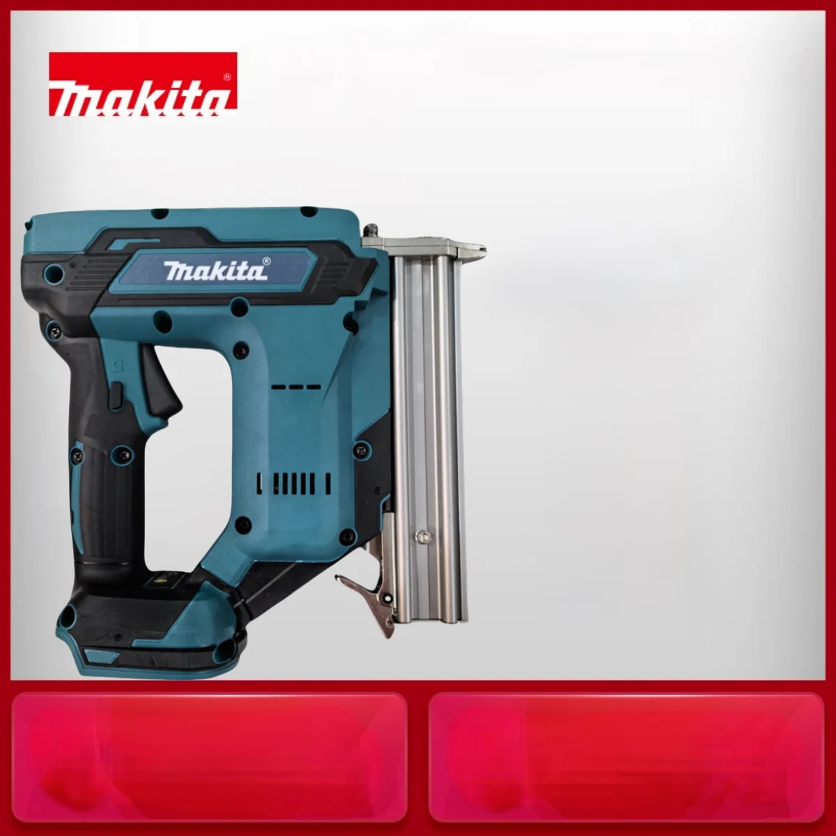 

Makita nail gun 18v Lithium straight nail gun pneumatic Woodworking tray finish brushless Lithium battery rechargeable tools