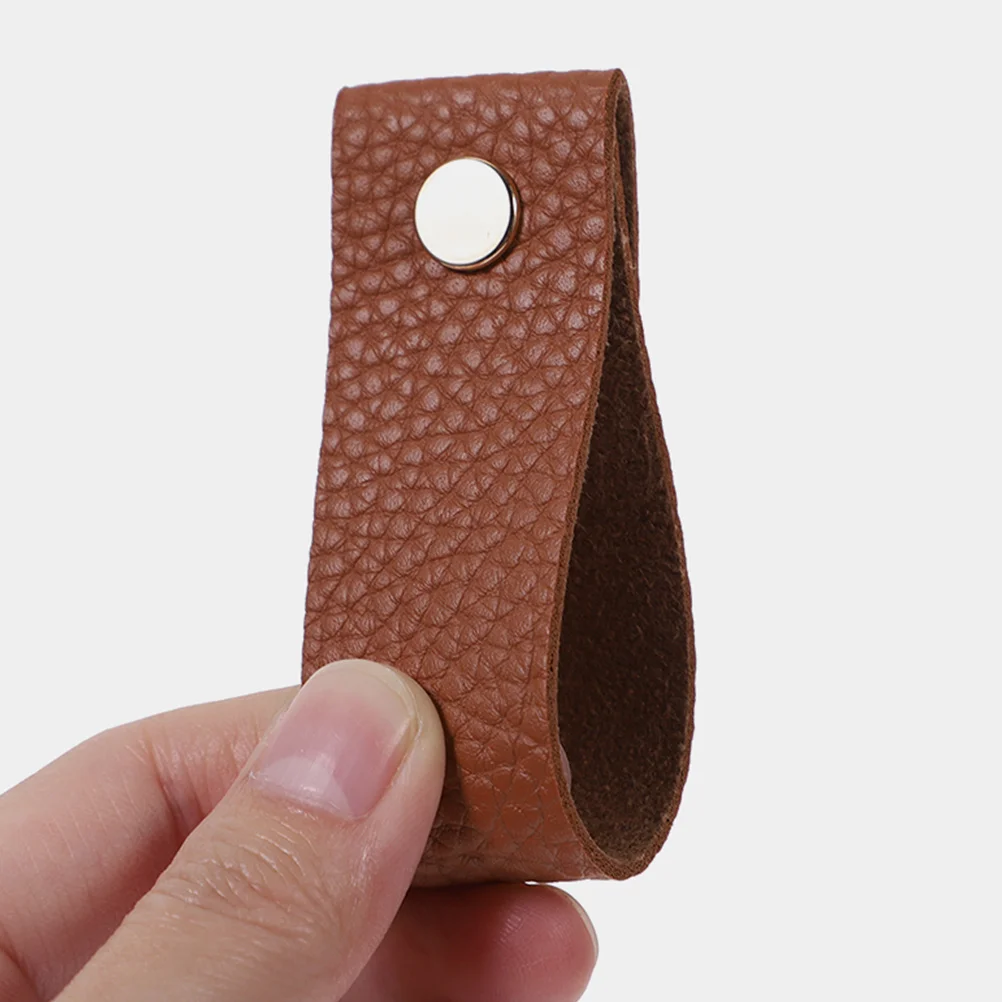 

5Pcs PU Drawer Pull Handles Replacement Soft Flexible Cabinet Door Handles for Dressers Wardrobes Furniture