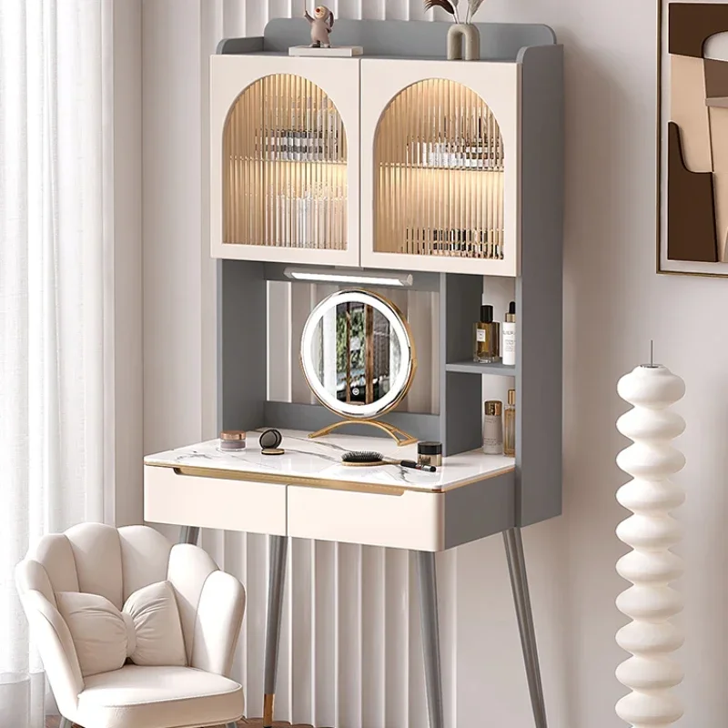 

# Популярные минималистичные туалетные столики, зеркало для макияжа, спальня, скандинавские роскошные туалетные столики, шкаф для хранения, мебель Tavolo Trucco WZ50VT
