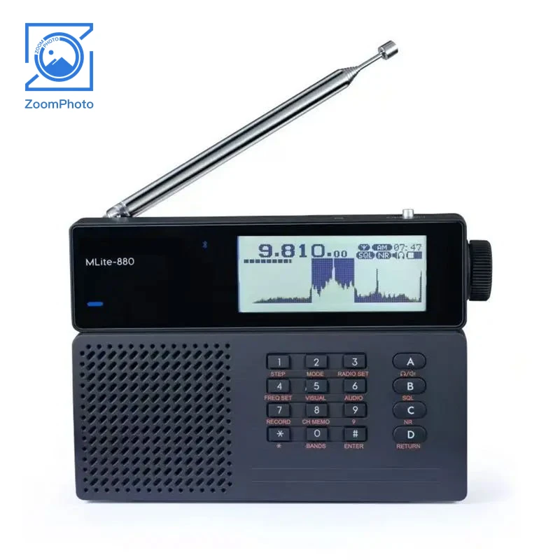 

MLite-880 Portable Digital AM FM LW MW SW RDS Full Band Receiver Built-in Low Noise Amplifier