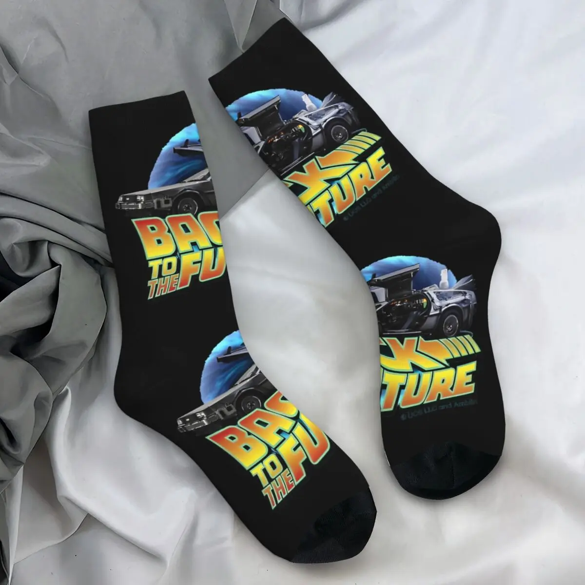 Back To The Future Stockings Women Men Socks Medium Soft Fashion Socks Autumn Outdoor Sports Non Slip Design Socks