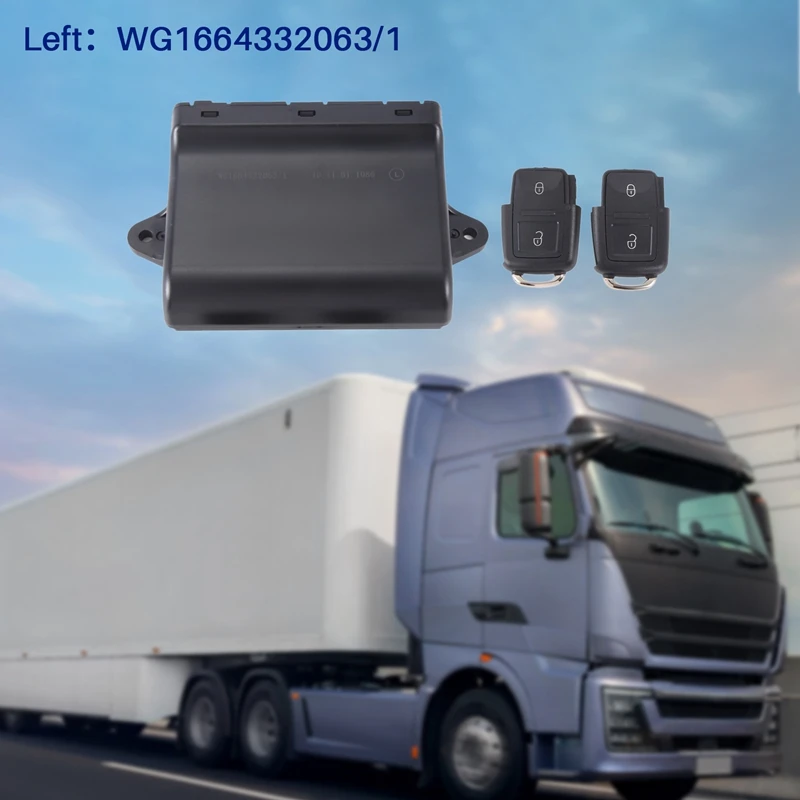 

Truck Door Control Switch Controller W/Remote Key Central Control Lock For Sinotruk CNHTC HOWO A7 T7H Left WG1664332063