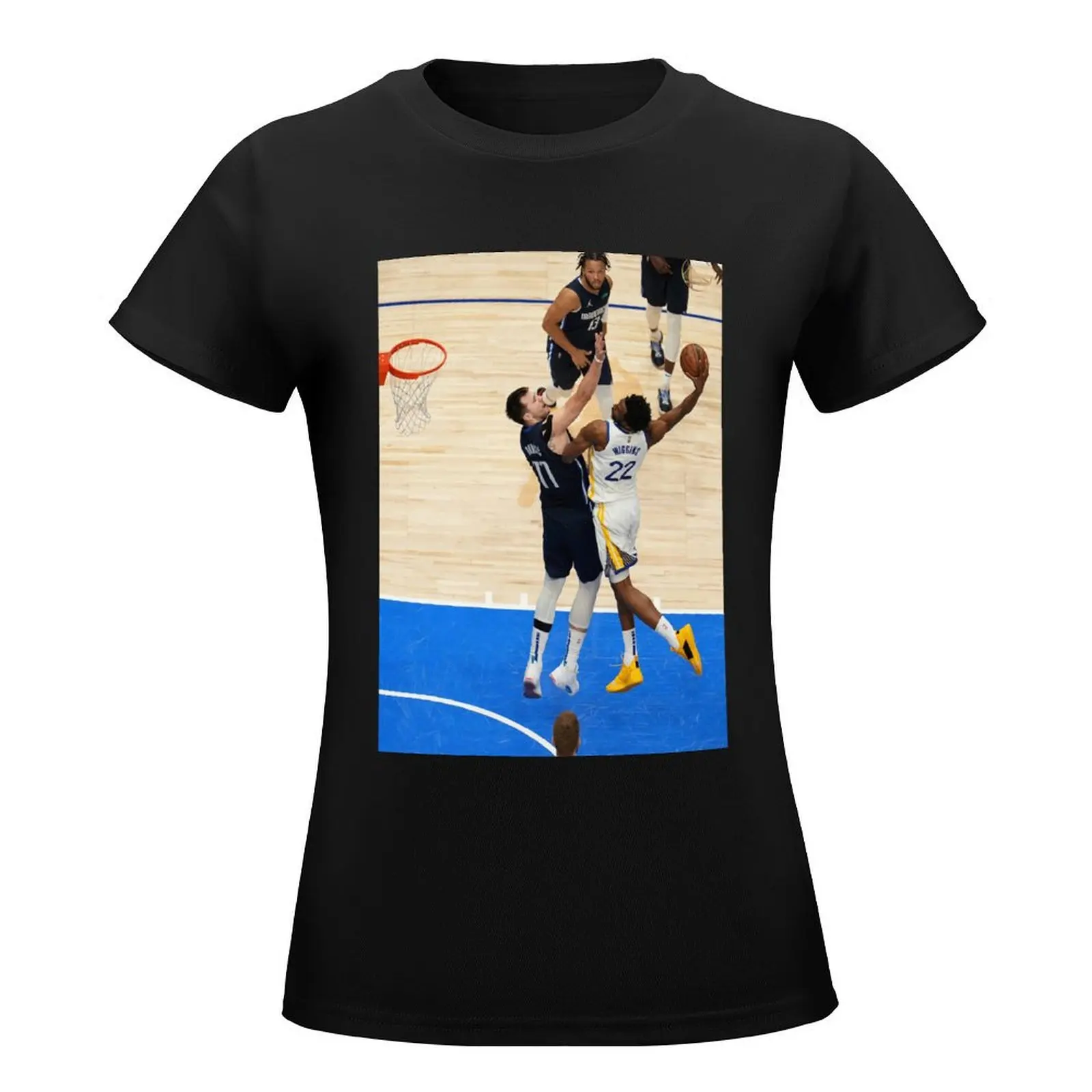 Andrew Wiggins dunk T-Shirt Female clothing shirts graphic tees t-shirt dress for Women sexy