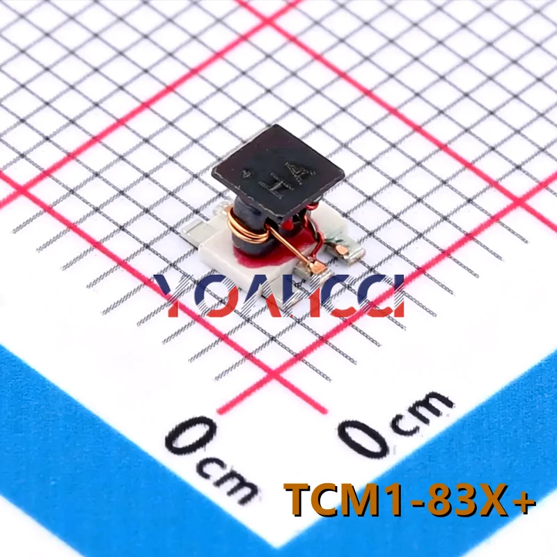 TCM1-83X+ (1piece) Wideband RF Balun Transformer 1:1 10MHz-8GHz 50Ohm 6-SMD SMT Original In Stock
