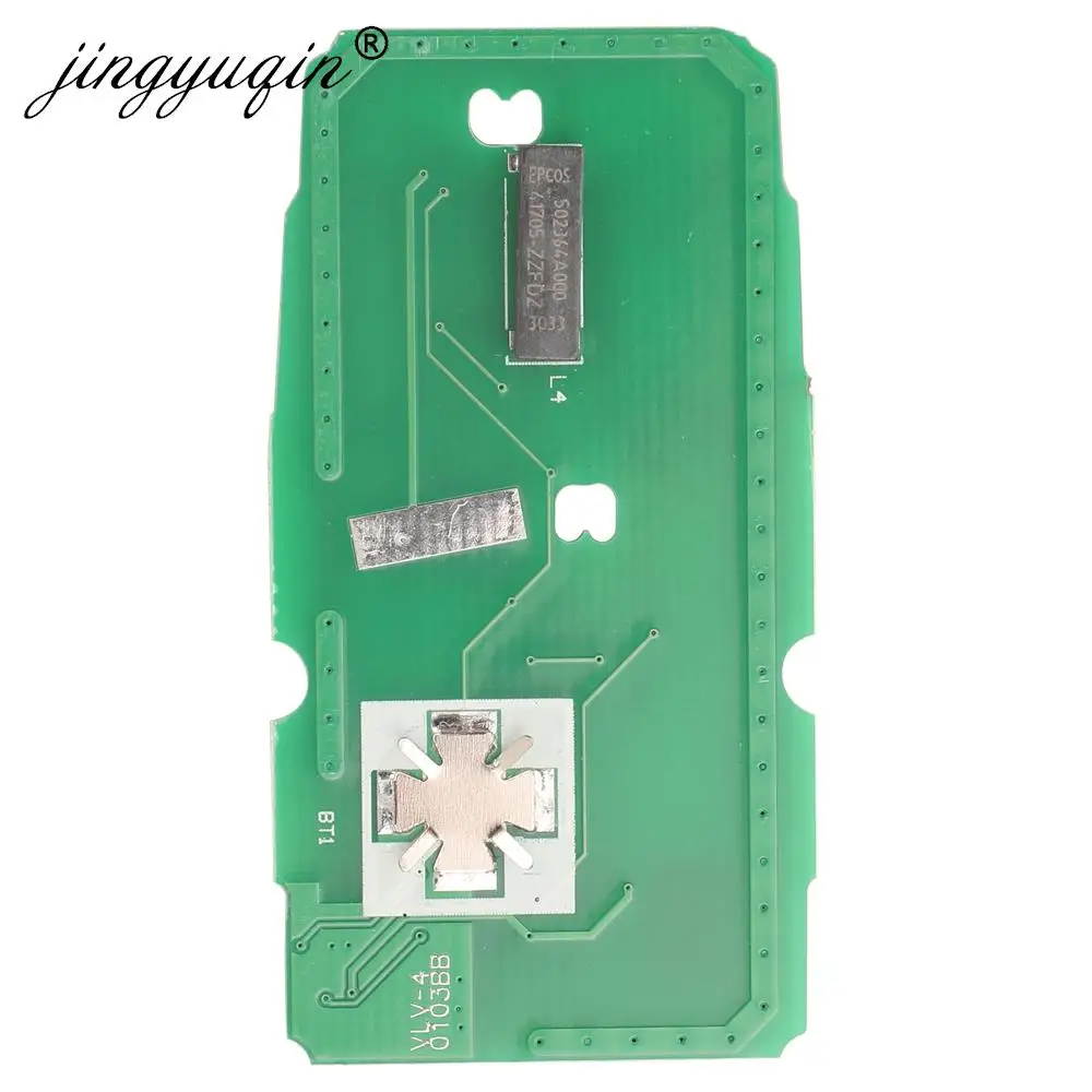 jingyuqin KR55WK49264 Car Key\'s Circuit Board for Volvo XC60 S60 S60L V40 V60 S80 XC70 5 Buttons 433Mhz FSK ID46/7953 Chip PCB