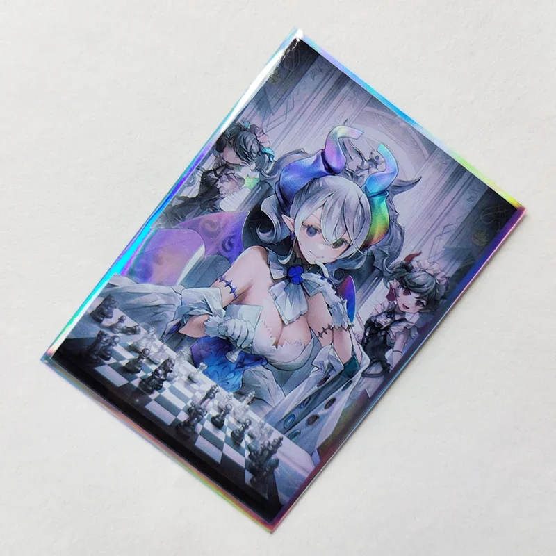 50 PCS/Pack Yu-Gi-Oh! Laser Card Sleeve Labrynth of the Silver Castle Yugioh Borad Game Collection Card Protector Case 63*90mm