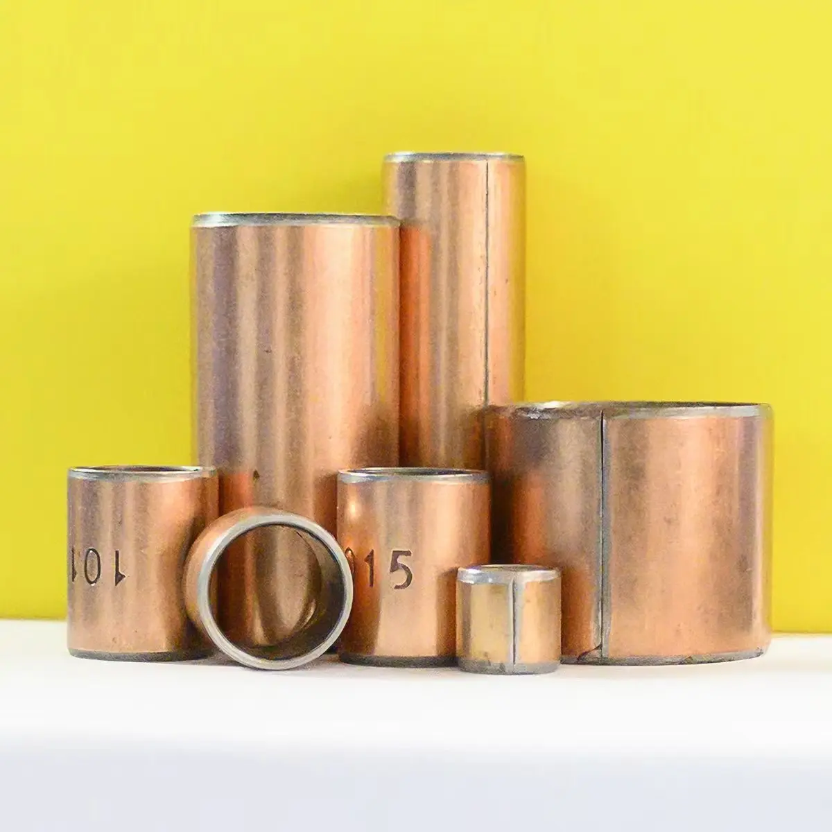 ID 3-15mm SF-1 Self-Lubricating Bearing Oilless Bushing Sleeve OD 5-17mm Composite Bearing Copper Sleeve Shaft Lehght 3-30mm