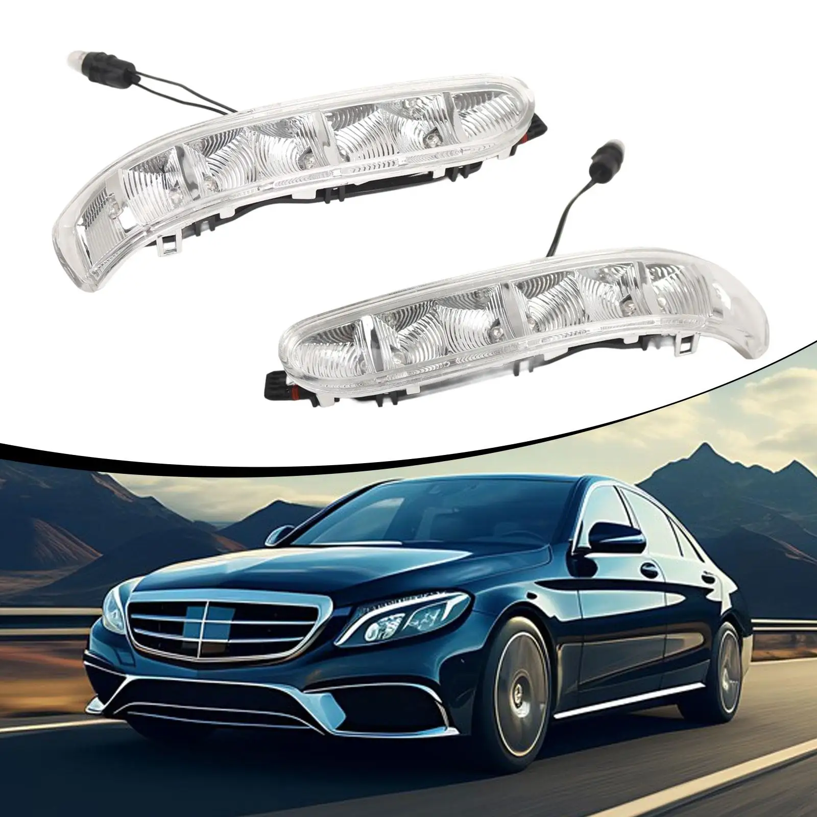 

Side Mirror Turn Signal Light Replaces for Mercedes-benz S430 S350