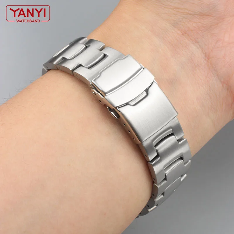 Stainless Steel Watchband for casio prw2000 PRG-260 PRG-270 PRG-550/510/500 PRW-3500/2500/5100/5000 watch band solid steel strap