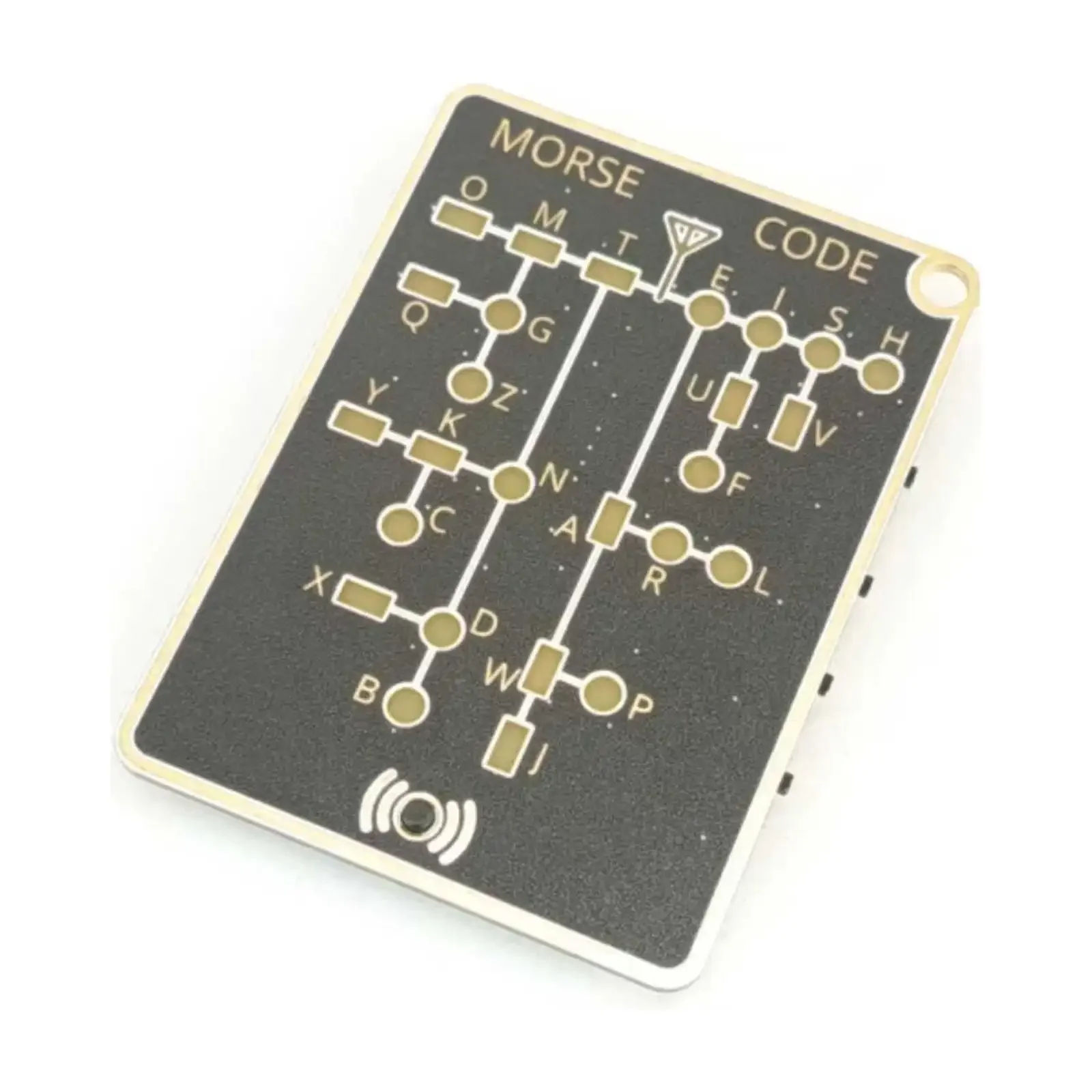 2026 LED Morse Code Trainer Card Pocket-Sized Portable Encryption Practice Device Lightweight Morse Trainer