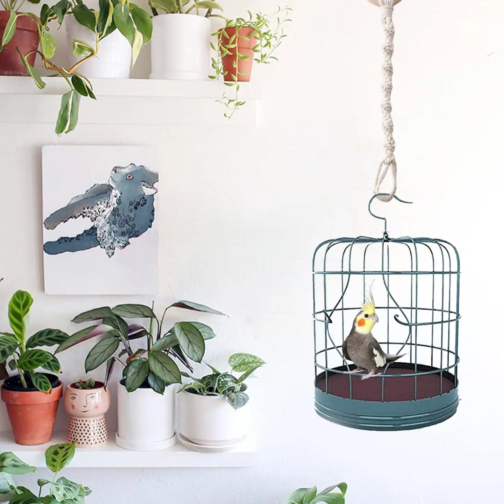 Plant Hanger Indoor Macrame Indoor Planter Accessories Boho Plant Pot Hanger For Apartment Home Renters Office Patio Balcony