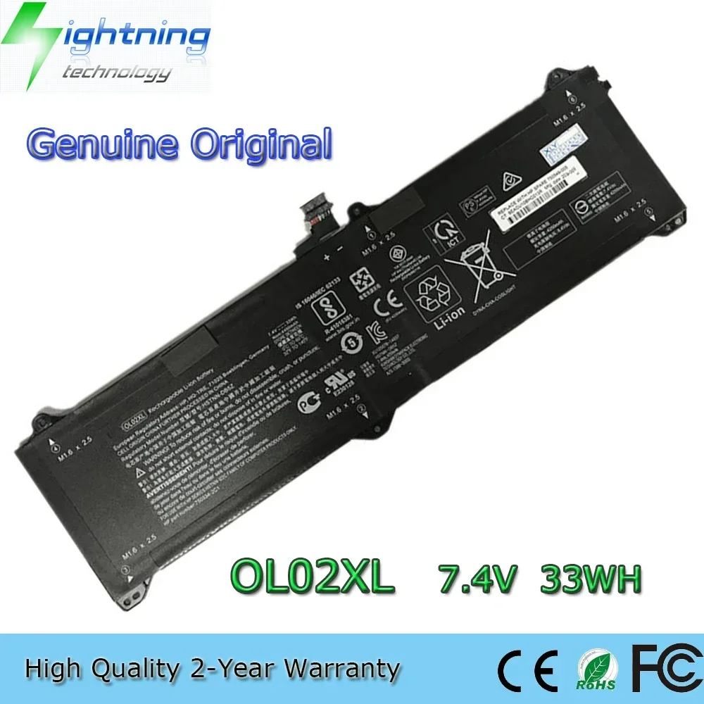 

Brand New Genuine Original OL02XL 7.4V 33Wh Laptop Battery for HP ProBook 11 G1 G2 750549-005 750334-2C1 HSTNN-IB6V etc.