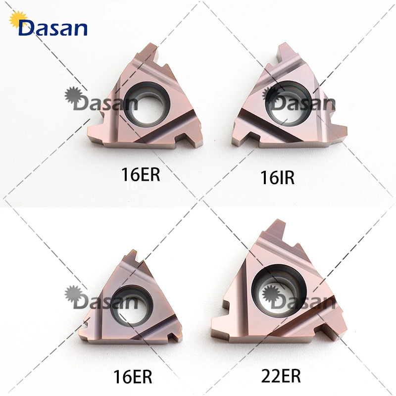 10PCS 22ER 22IR 16ER 16IR 4ACME 5ACME 8ACME 10ACME 12ACME 14ACME 16ACME Lathe Carbide Threading Inserts Cutter Tools