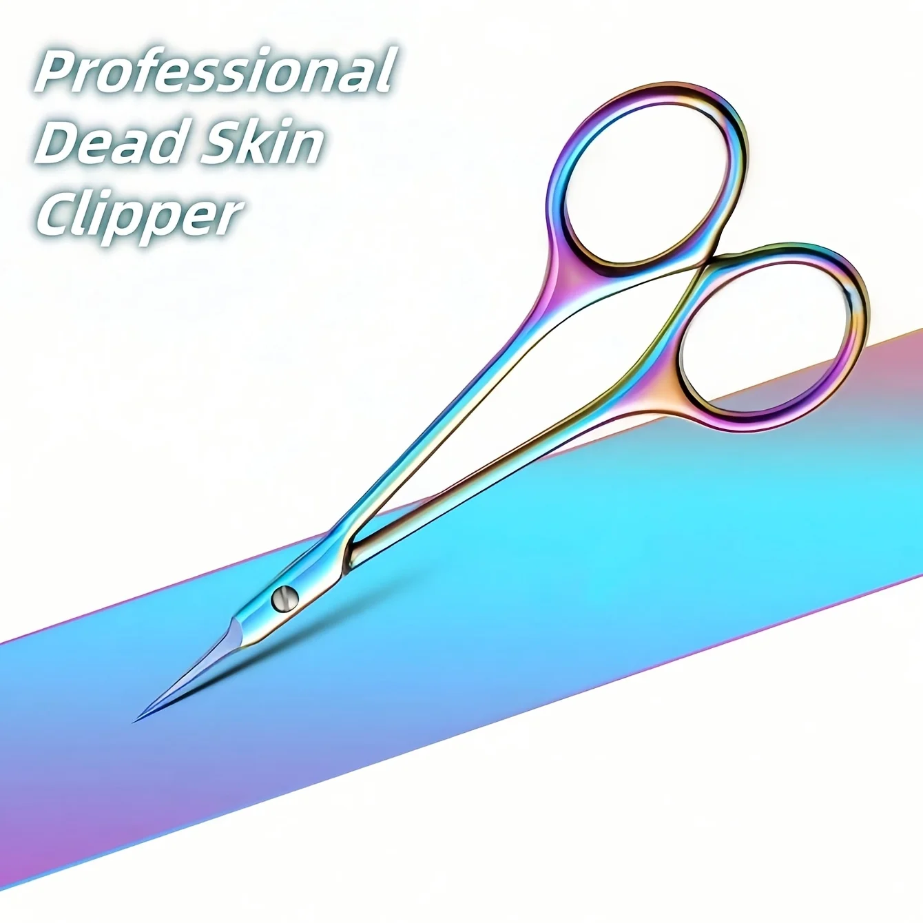 High-Quality Cuticle Scissors Stainless Steel Nail Clippers Exfoliating Scissors Cuticle Nipper Small Office Dead Skin Scissors