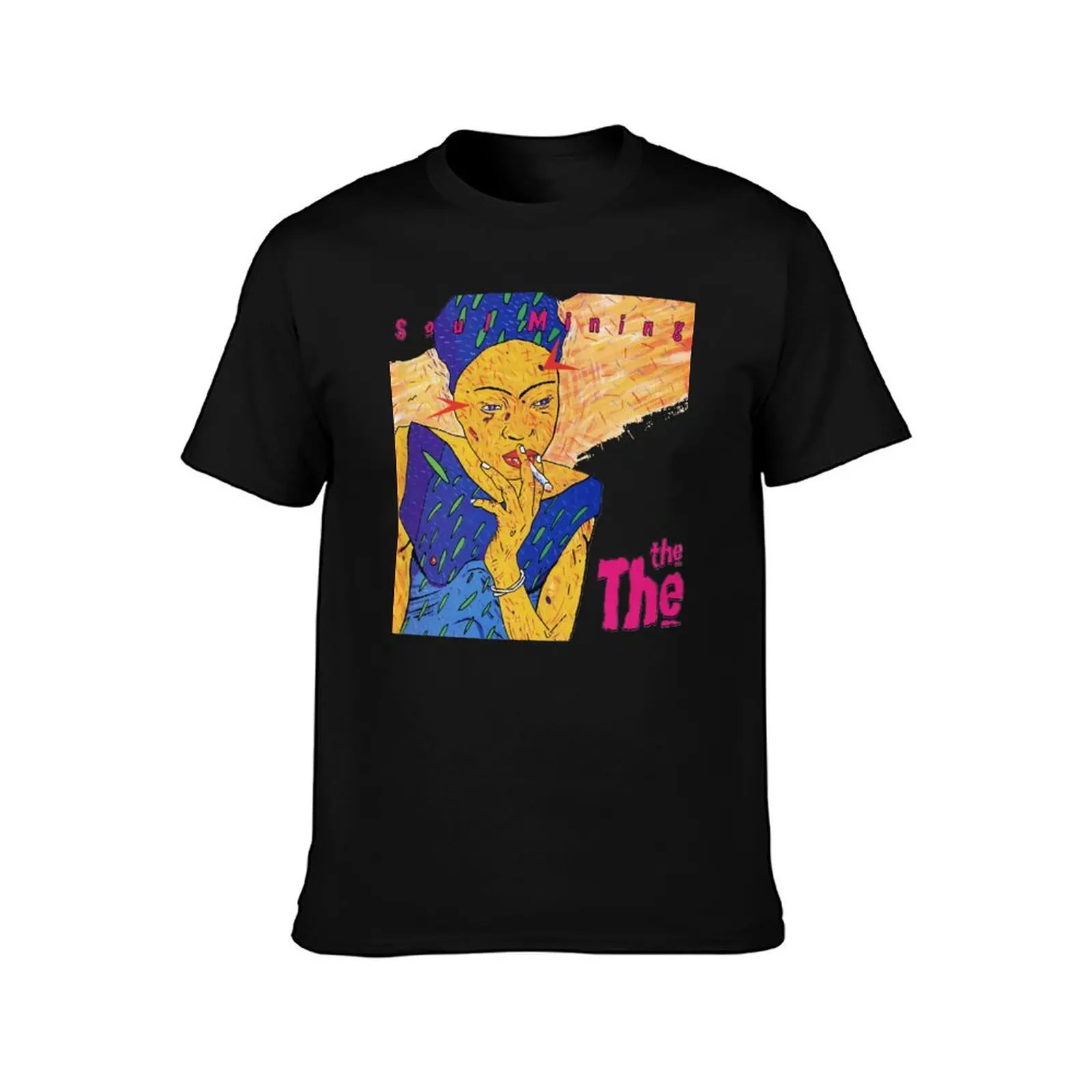 Soul Mining T-Shirt Summer Casual Cotton Tee Oversized Streetwear Tops Vintage Graphic Print Loose Fit Short Sleeve