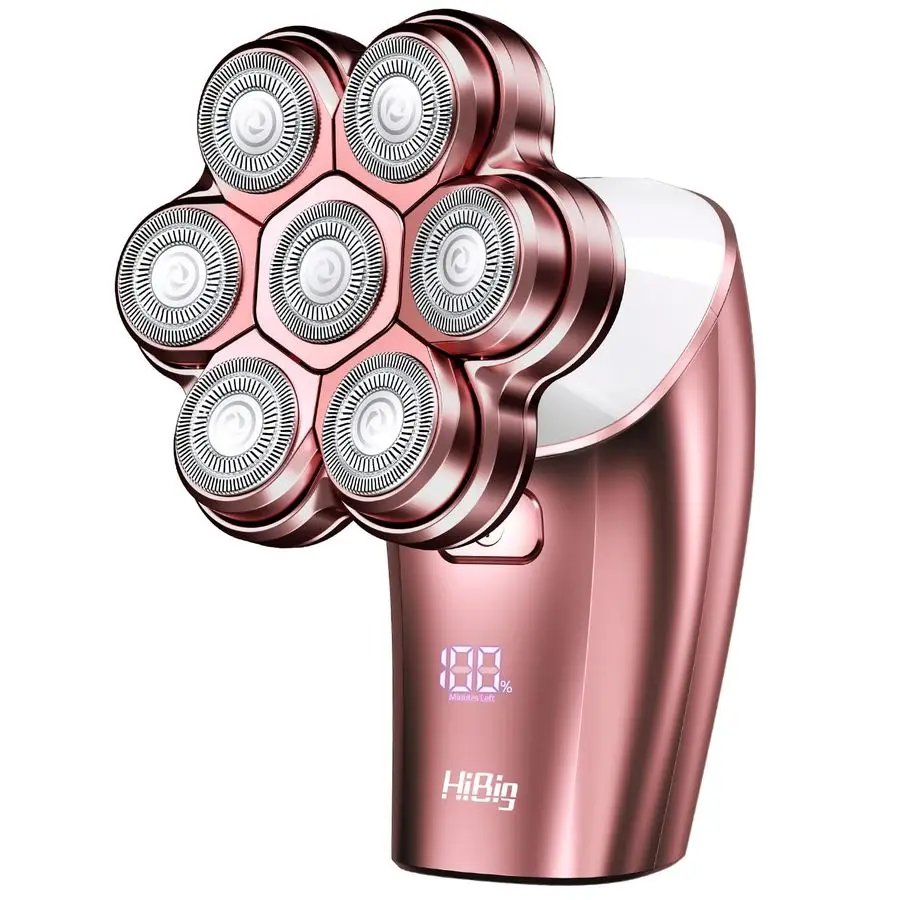 

Razors for Women Legs 5in1 Rechargeable Body Shaver, 7D Wet amp Dry Body Trimmer, IPX7 Waterproof Lady Hair Remover for Face Und