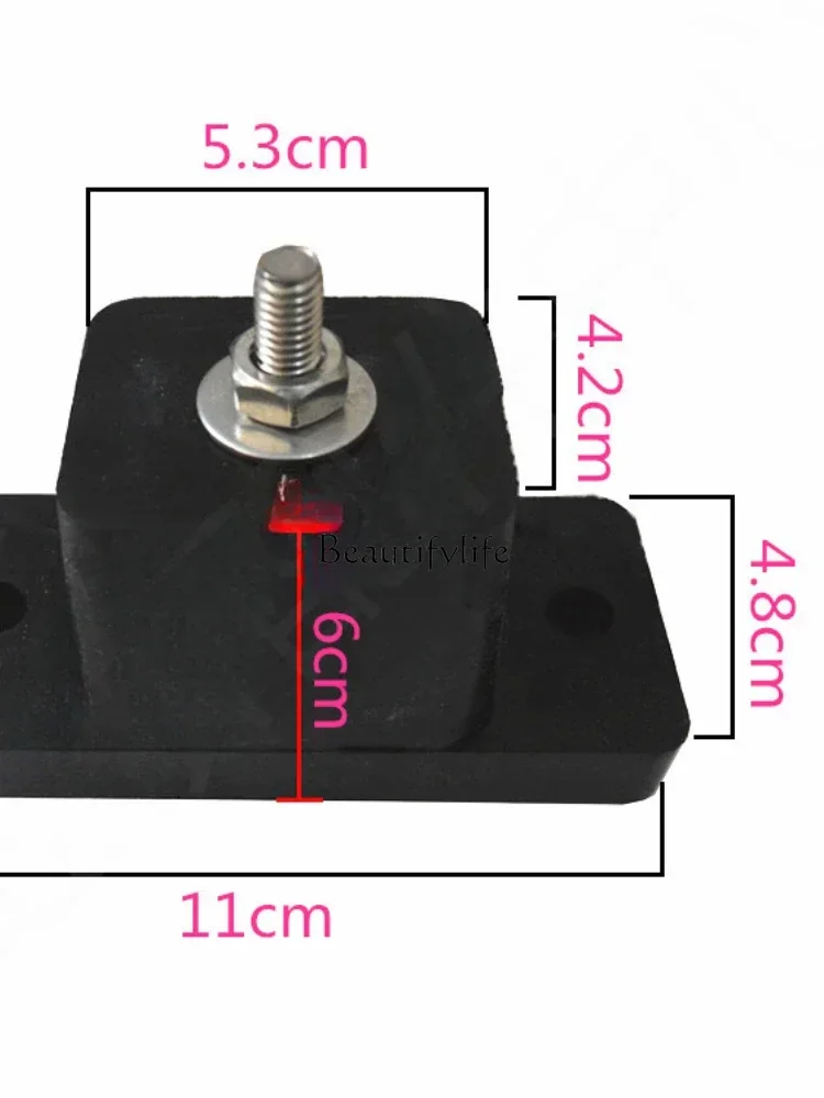 

jj4 General shock absorber pad for outdoor units of air conditioners Rubber pad Shockproof and noise reduction