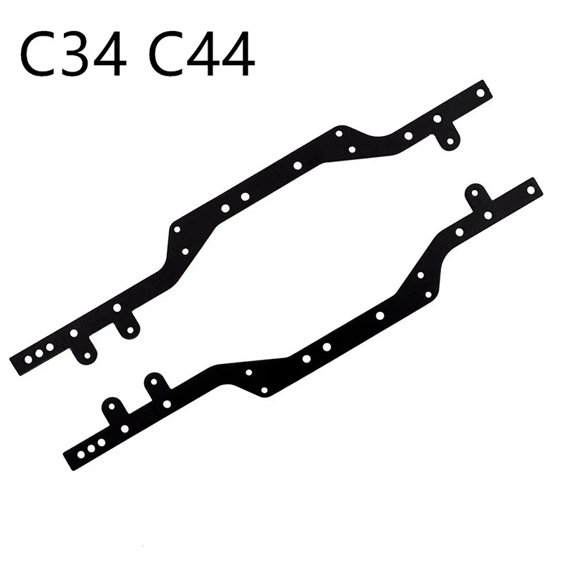 WPL C14 C24 C34 C44 B14 B24 2 pezzi telaio in metallo trave telaio laterale telaio RC auto aggiornamenti pezzi accessori di ricambio