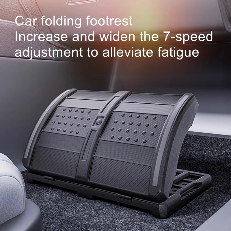 Car passenger rear seat modification footrest business car footrest stool support leg dragging pedal