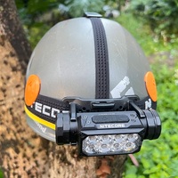 LED Headlight Dual Beam 2000Lumens USB-C Rechargeable 8 LED Headlamp with 4000mAh Li-ion Battery for Camping Convoy