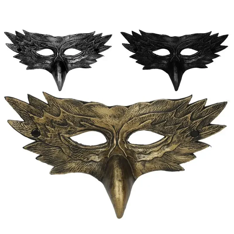 

Animal 3D Eagle Beak Mask Cosplay Crows Parrot Pu Masks Masquerade Halloween Carnival Party Costume Props cosplay accessories