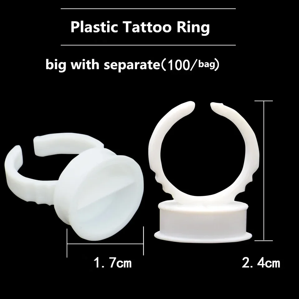 100 قطعة رمش تمديد الغراء الدائري كوب لاش رفع لاصق حامل البليت الوشم الحبر الصباغ أكواب الحاويات ماكياج أداة 1 حقيبة