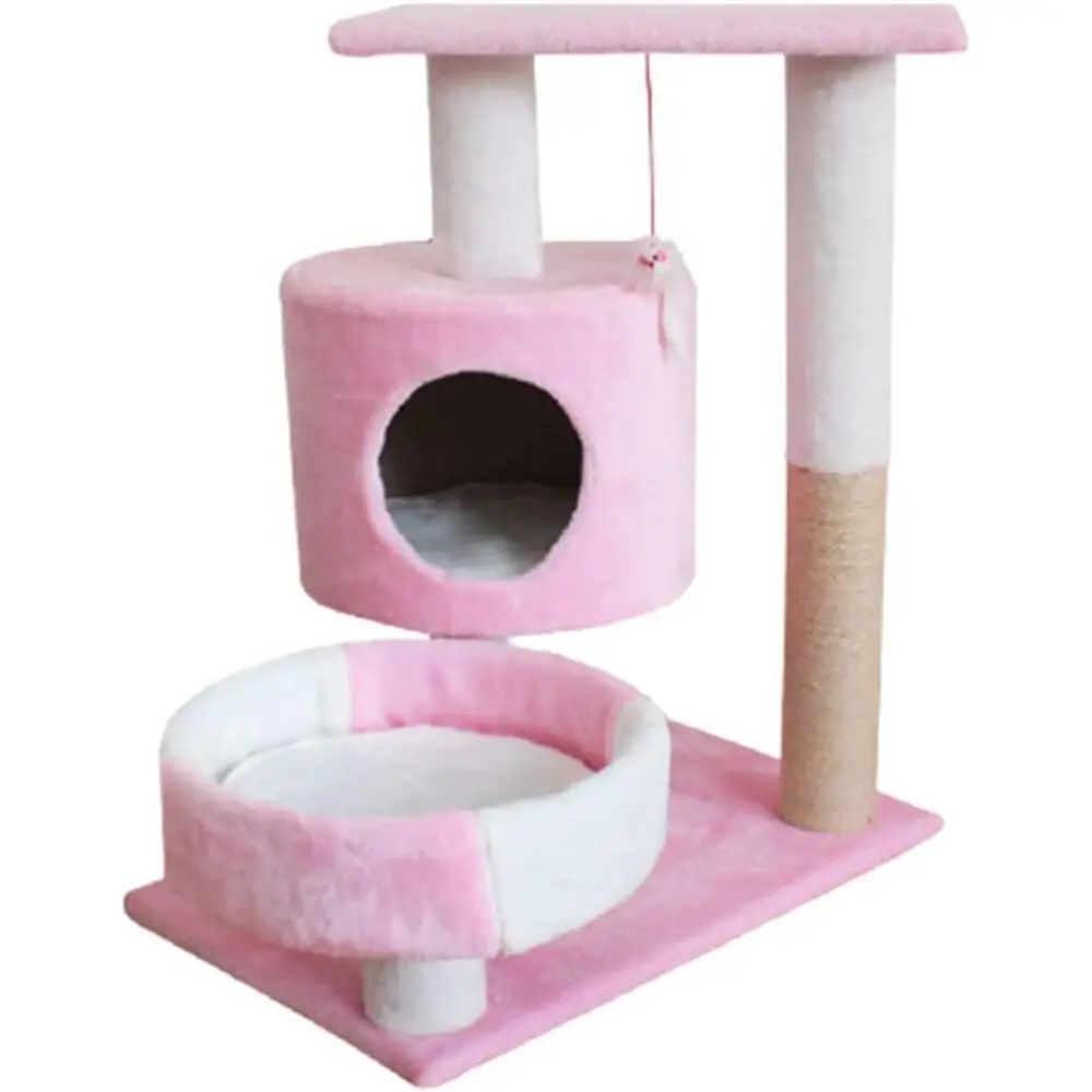 

Многоуровневый кошачий домик с гамаком, прочная комнатная лазалка для кошек для игр и отдыха