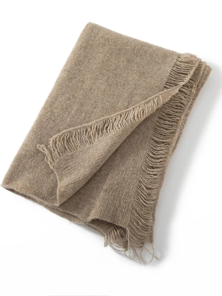 

2026 High Quality 100% Cashmere Scarf For Women Spring Autumn Winter Soft Comfy Long Scarf Pure Cashmere Knitwear Warm Scarf Top