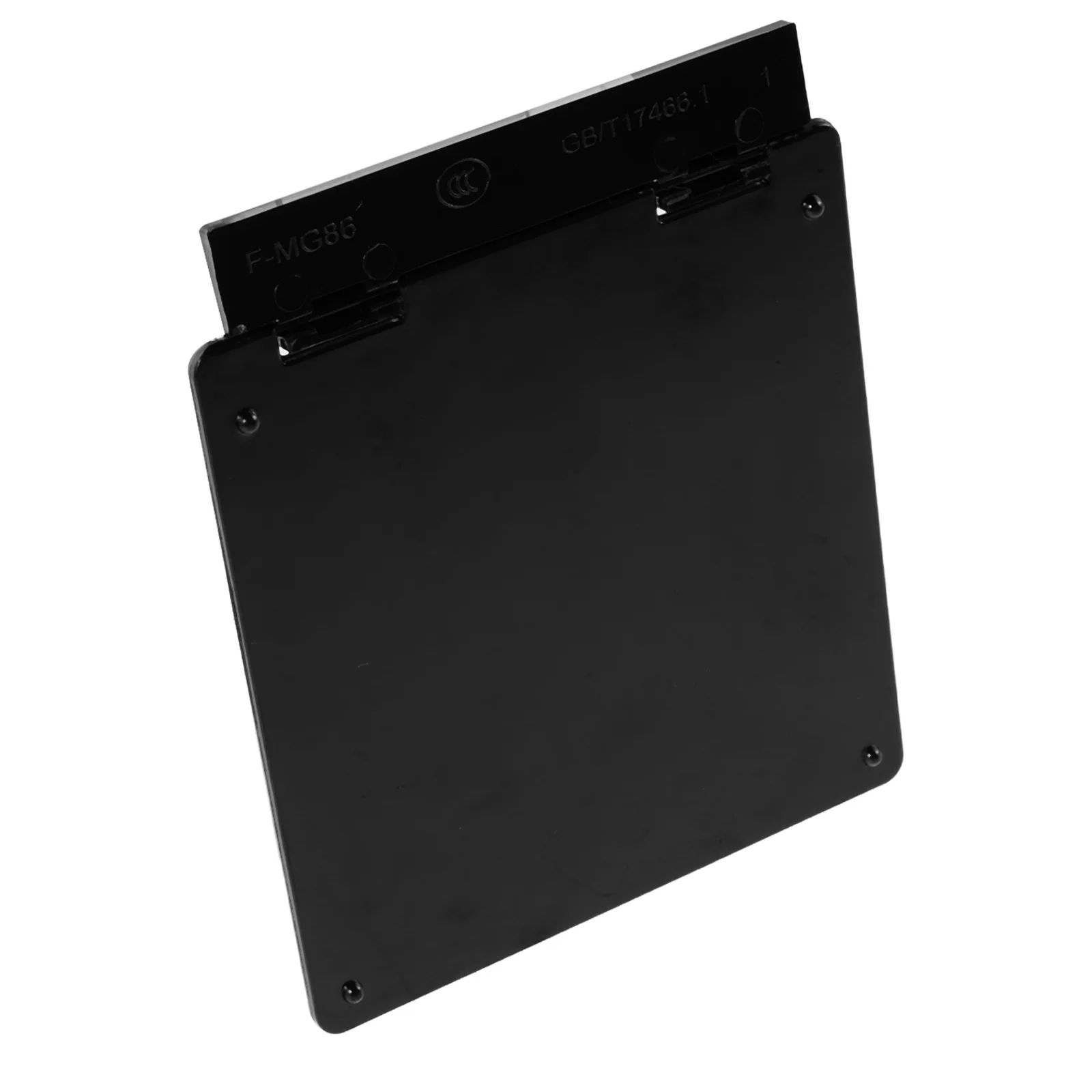 

Door Lock Protective Cover 3.46X2.75'' Plastic Fingerprint Mounting Plate Easy Install Weather Resistant Guard For Electronic