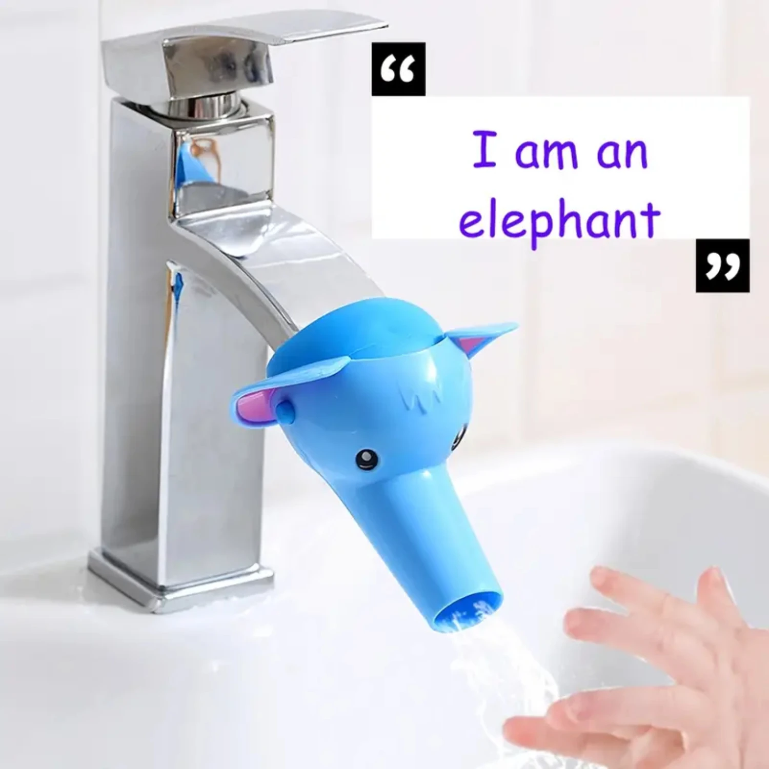 Faucet Extender สําหรับทารกและเด็ก, Faucet Extension Faucet Guide Animal Spout Sink Extender, อุปกรณ์ล้างมือ Water Diver