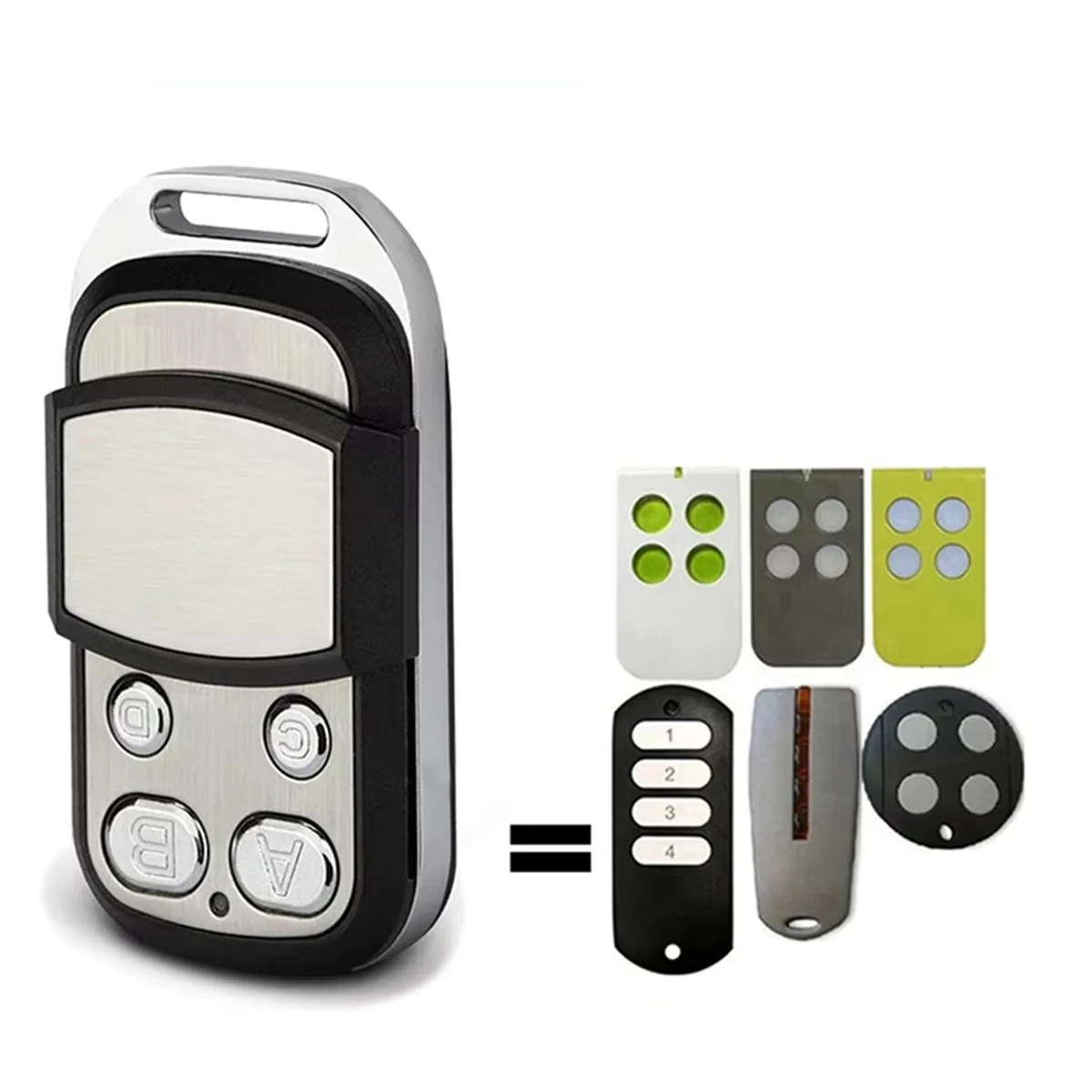 Controle remoto SWXF para portas de garagem 433MHz Abridor de portão elétrico compatível com MOOVO MT4 Series 5PCS