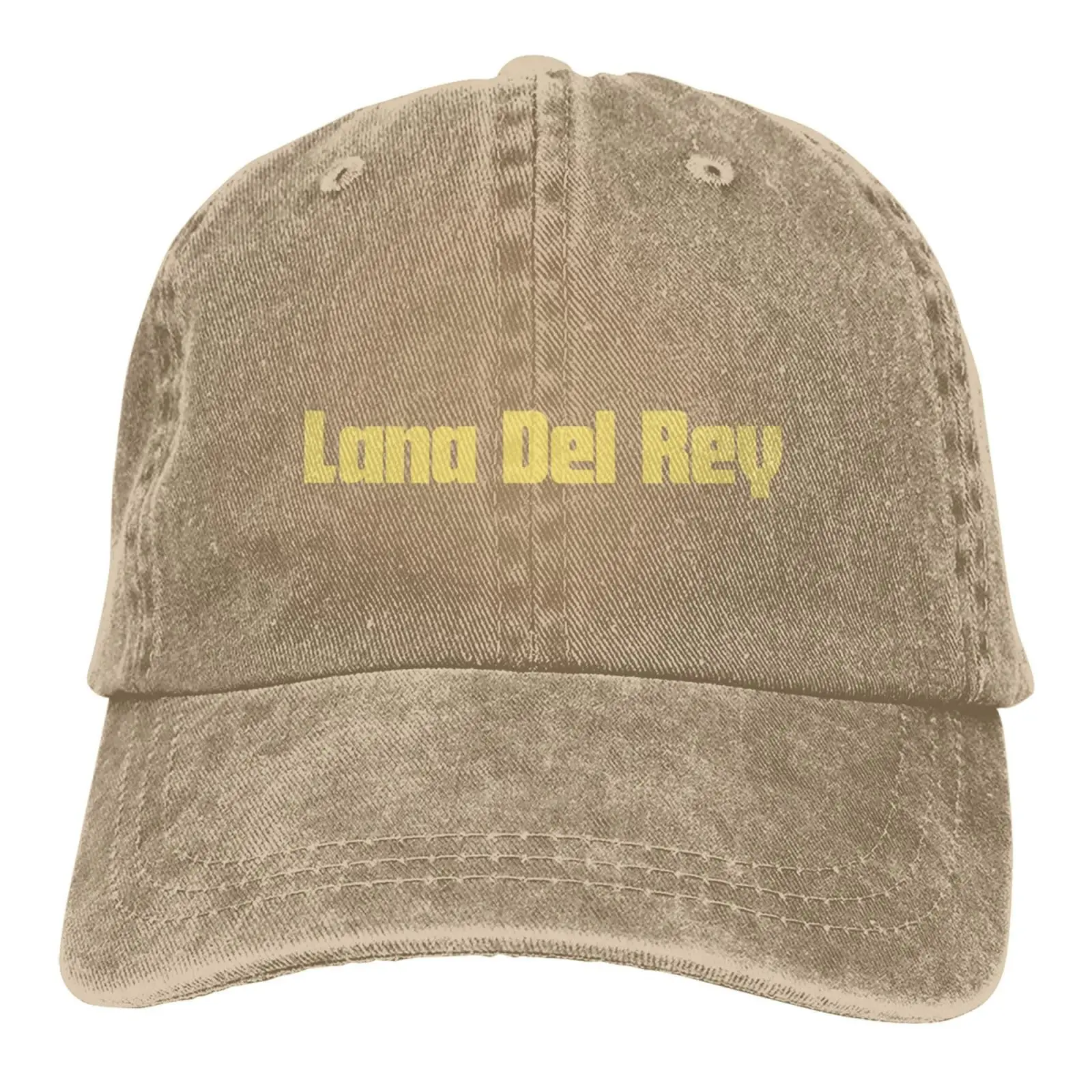 Lana Music Del Rey Hat Cap Retro Inspired Hipster Style Baseball Caps Casquette Classics Washed Denim Trucker Hat Natural